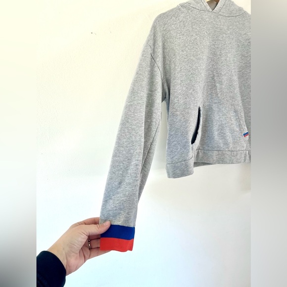 KULE The Crosby Hoodie Heather Grey Pullover Sweatshirt Size Small - Picture 5 of 10